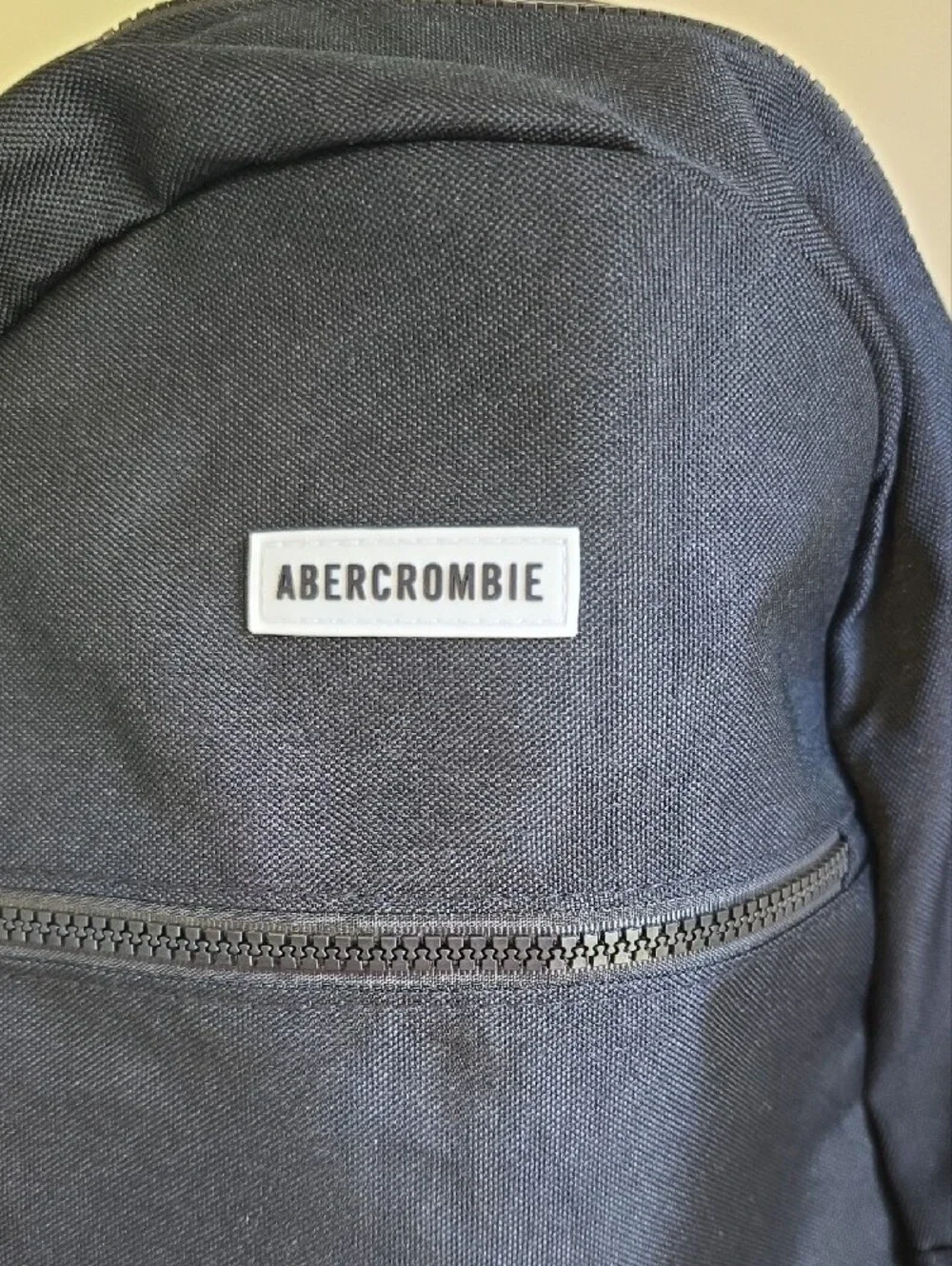 NWT Abercrombie & Fitch Black Everyday Backpack with Pencil Case-Large